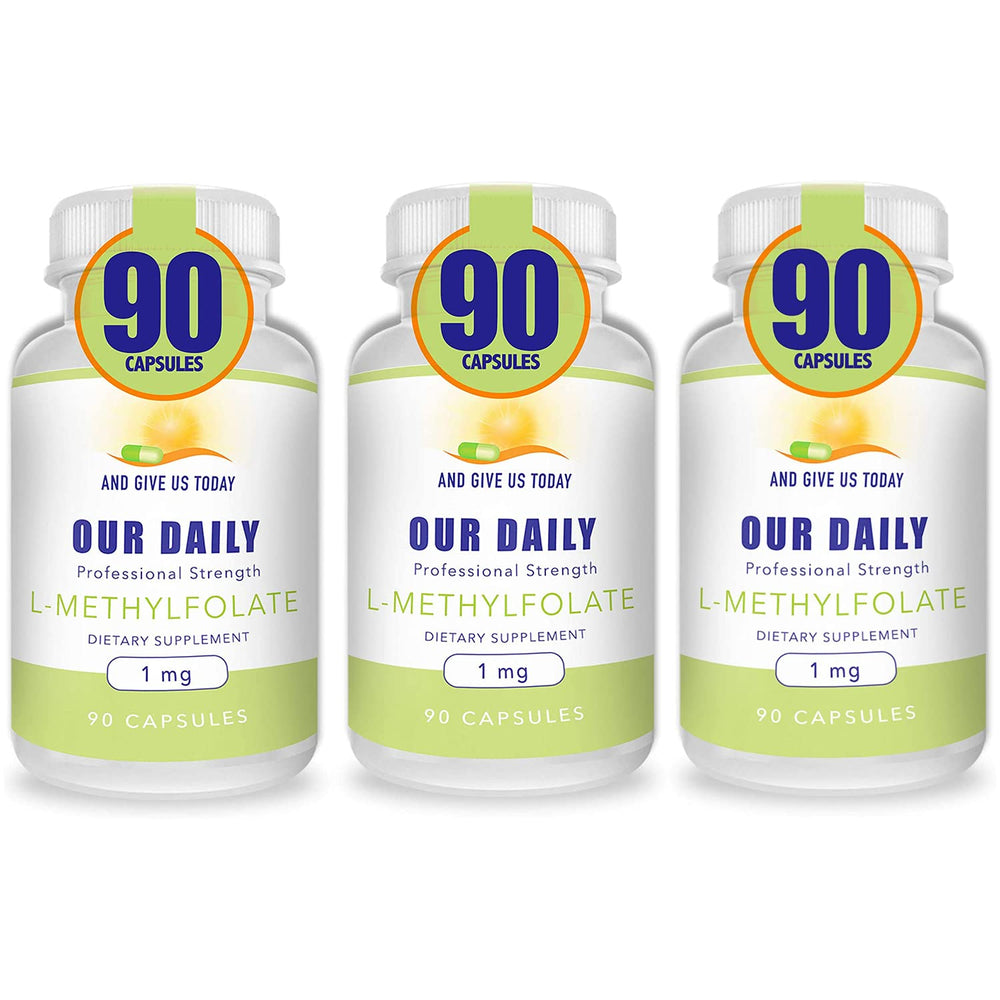 Our Daily Vites L-Methylfolate 4V capsule, easy-to-swallow for daily use.