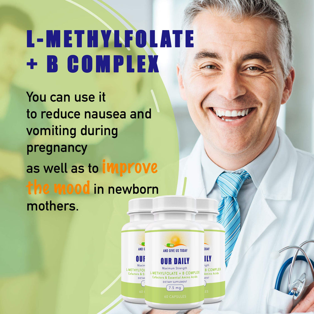 Ingredients panel of Our Daily Vites L-Methylfolate B Complex