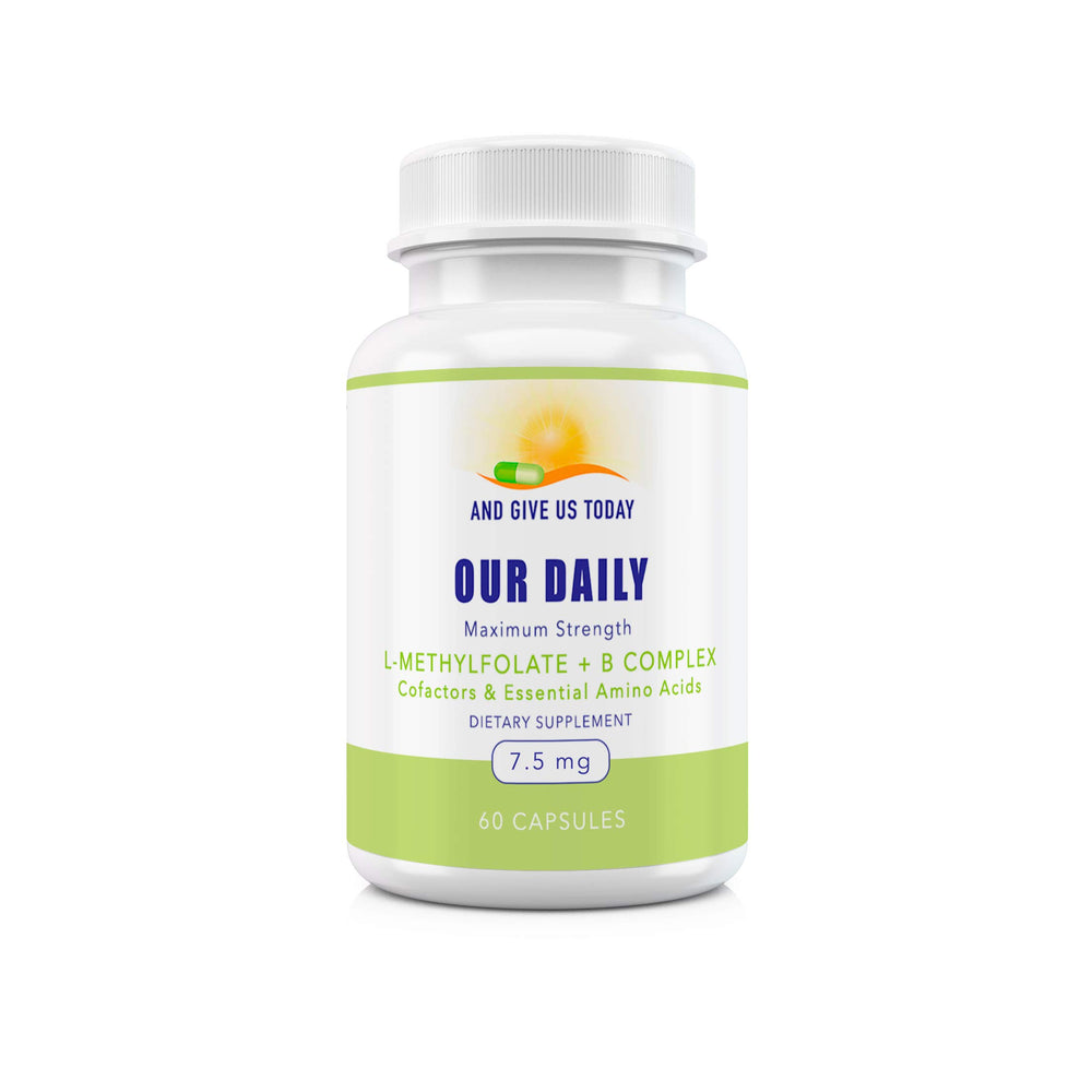Serving scoop of Our Daily Vites for easy daily dosage
