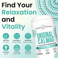 Outback Naturals 2-to-1 ratio graphic highlights absorption and balance.