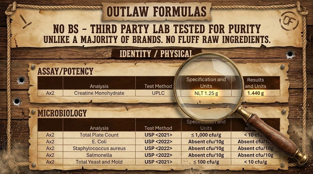 Outlaw Formulas Creatine Monohydrate Gummies sour raspberry lemonade flavor for daily intake.