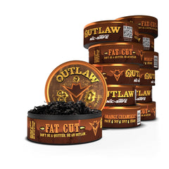 Outlaw Orange Creamsicle NiC-SAFE 12-pack packaging showcases a tobacco-free flavor option.