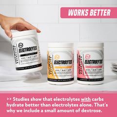 Outwork Nutrition Electrolytes Powder mixing and stirring for easy hydration