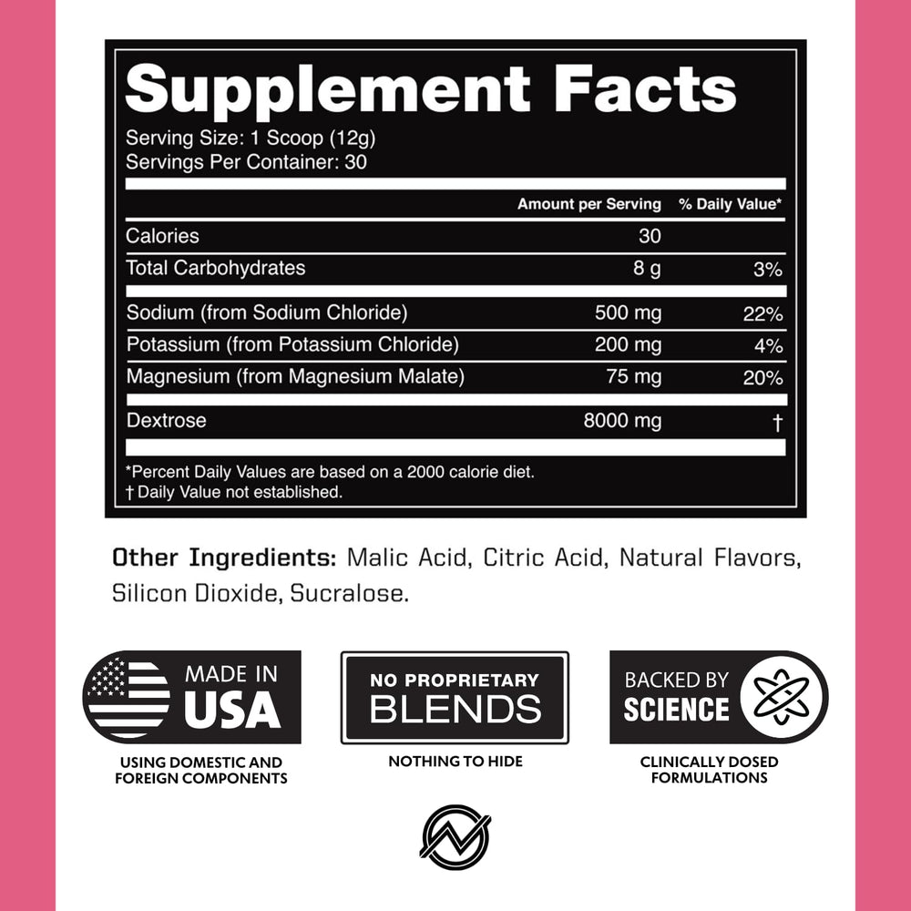 Outwork Nutrition Electrolytes Powder Watermelon flavor provides tasty hydration during sessions