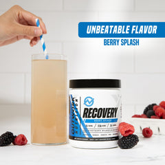 Outwork Nutrition KSM-66 Ashwagandha close-up emphasizes stress support alongside recovery