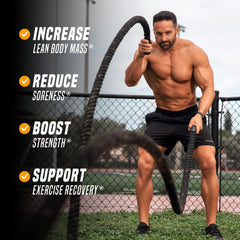 Outwork Nutrition post-workout recovery scoop highlights convenient dosing for quicker recovery after sessions.