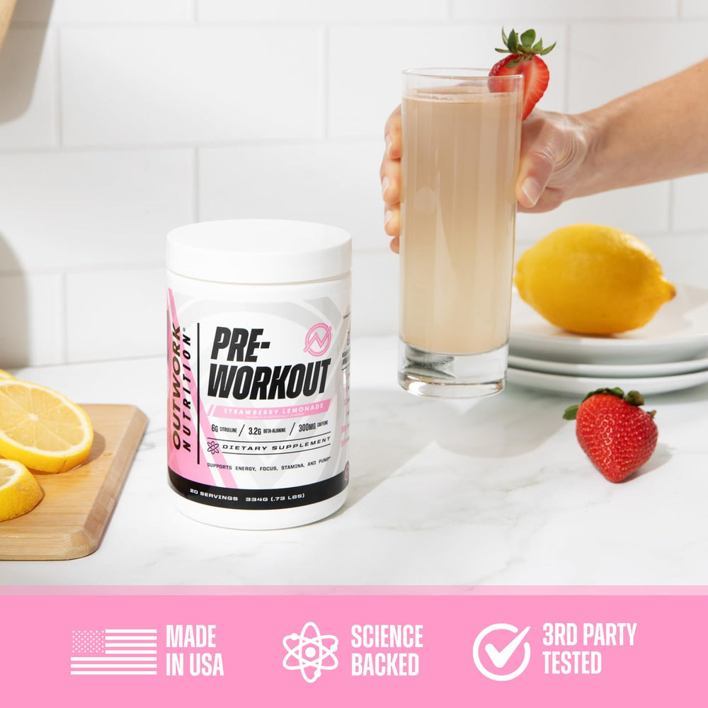 Outwork Nutrition preworkout beta-alanine close-up hints endurance support