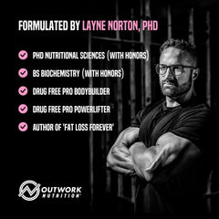 Outwork Nutrition preworkout rhodiola plant image suggests mental stamina during workouts