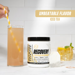 Outwork Nutrition tart cherry powder bag targets soreness reduction after workouts