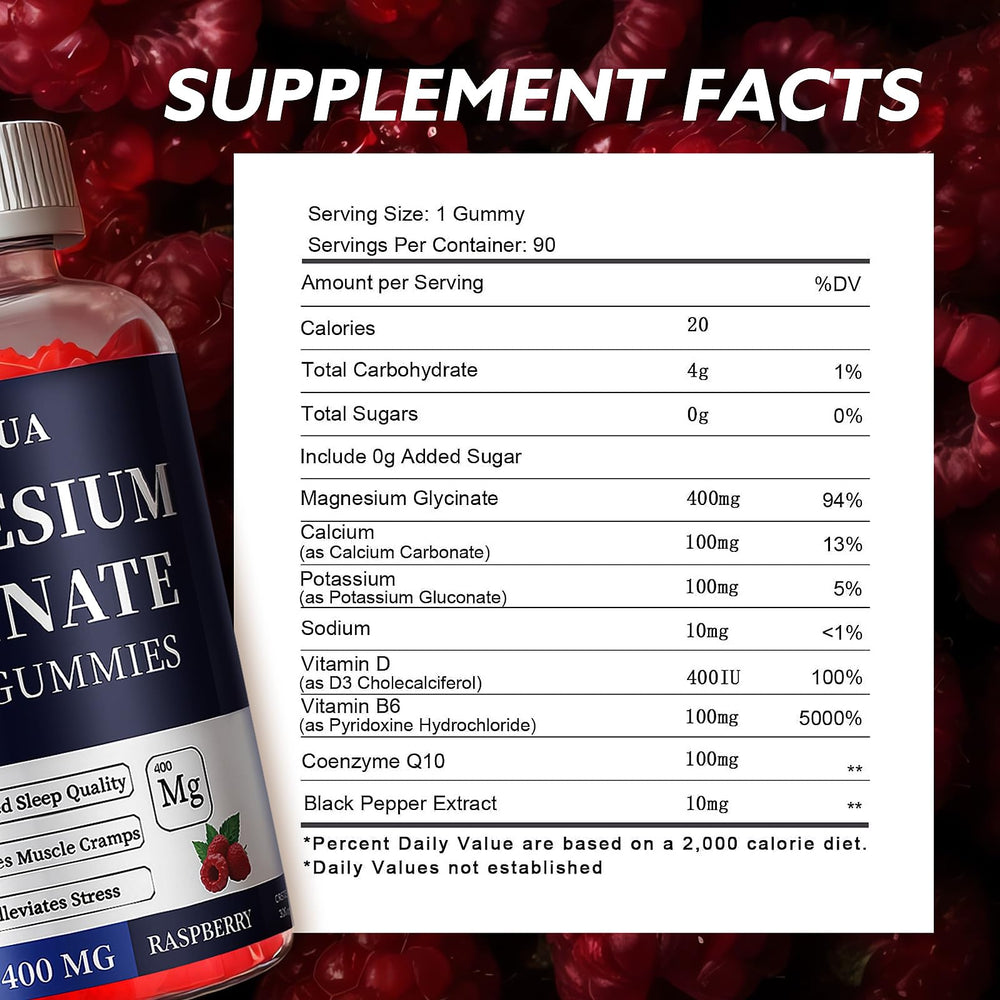 OUYIYUA sugar-free gummies ingredients include CoQ10 and pepper extract.