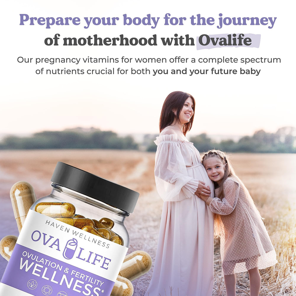 Ovalife prenatal support image underscoring maternal nutrient coverage