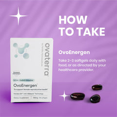 Ovaterra OvoEnergen softgel pour showing easy daily dosage