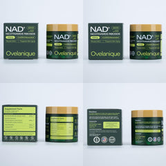 Ovelanique NAD on a nightstand as part of a daily vitality ritual