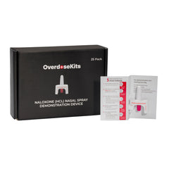 OVERDOSE KITS naloxone training device demo set for safe first-aid practice