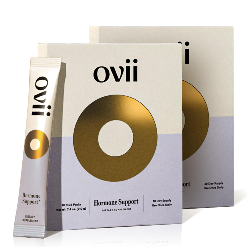 Ovii Metabolic Support bottle on a clean surface for balanced energy.