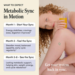 Ovii Metabolic Support pills beside a glass for convenient use.