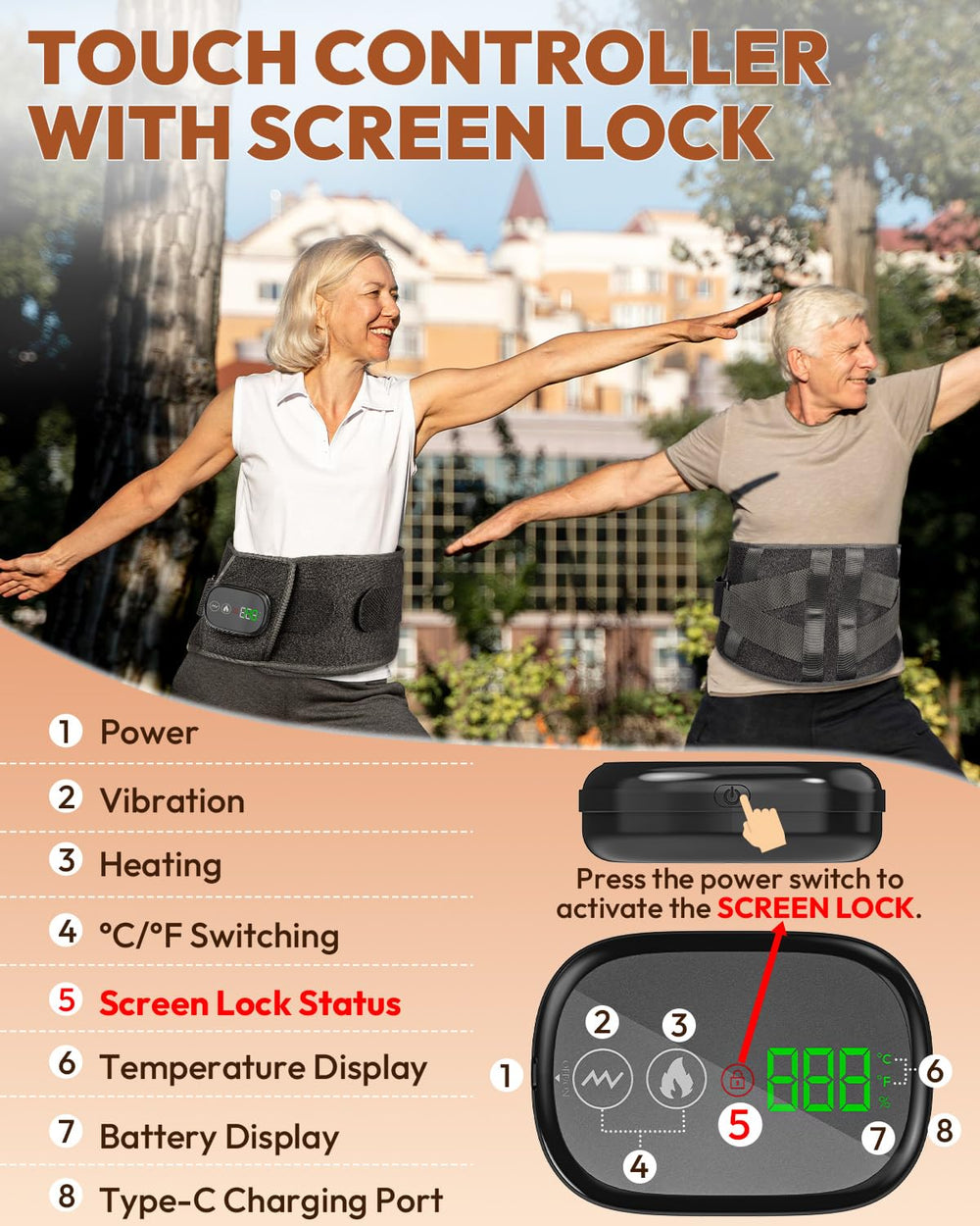 ovimaz touchscreen control panel enables quick, precise setting adjustments