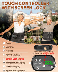 ovimaz touchscreen control panel enables quick, precise setting adjustments