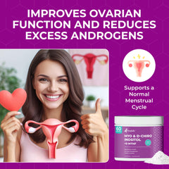 Ovofolic jar with dosage spoon ready for daily use