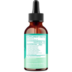 owegel Liposomal Lymphatic Drops vegan alcohol-free bottle on shelf signals clean formula.