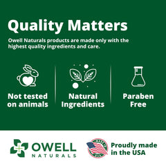 Owell Naturals athlete recovery support image suggests post-workout comfort for active users.
