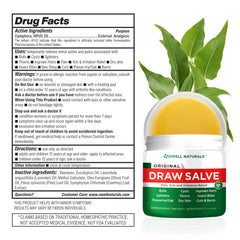 Owell Naturals Drawing Salve barrier coverage helps protect irritated skin.