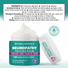 Owell Naturals Made in USA label signaling quality