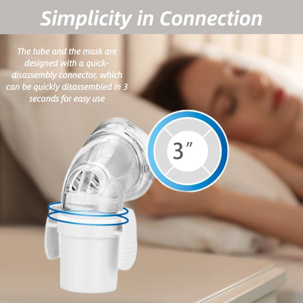 OWILIWO Comfort Series full-face CPAP mask combines lightweight materials for all-night wear.