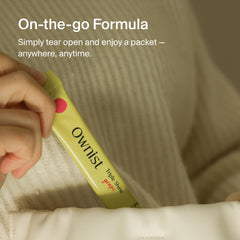 Slim travel pouch beside a phone for daily routine.