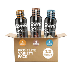 OWYN Pro Elite Chocolate Shake in glass for a rich post-workout treat