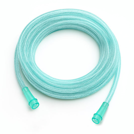 OXISURETECH 50ft high-flow tubing extended for home oxygen therapy.