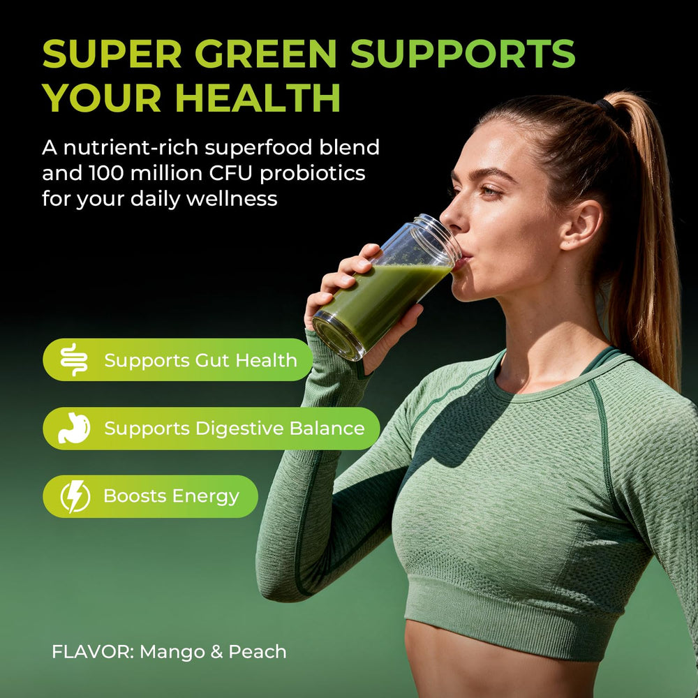OxyEnergy blend featuring probiotics and prebiotics for gut support.