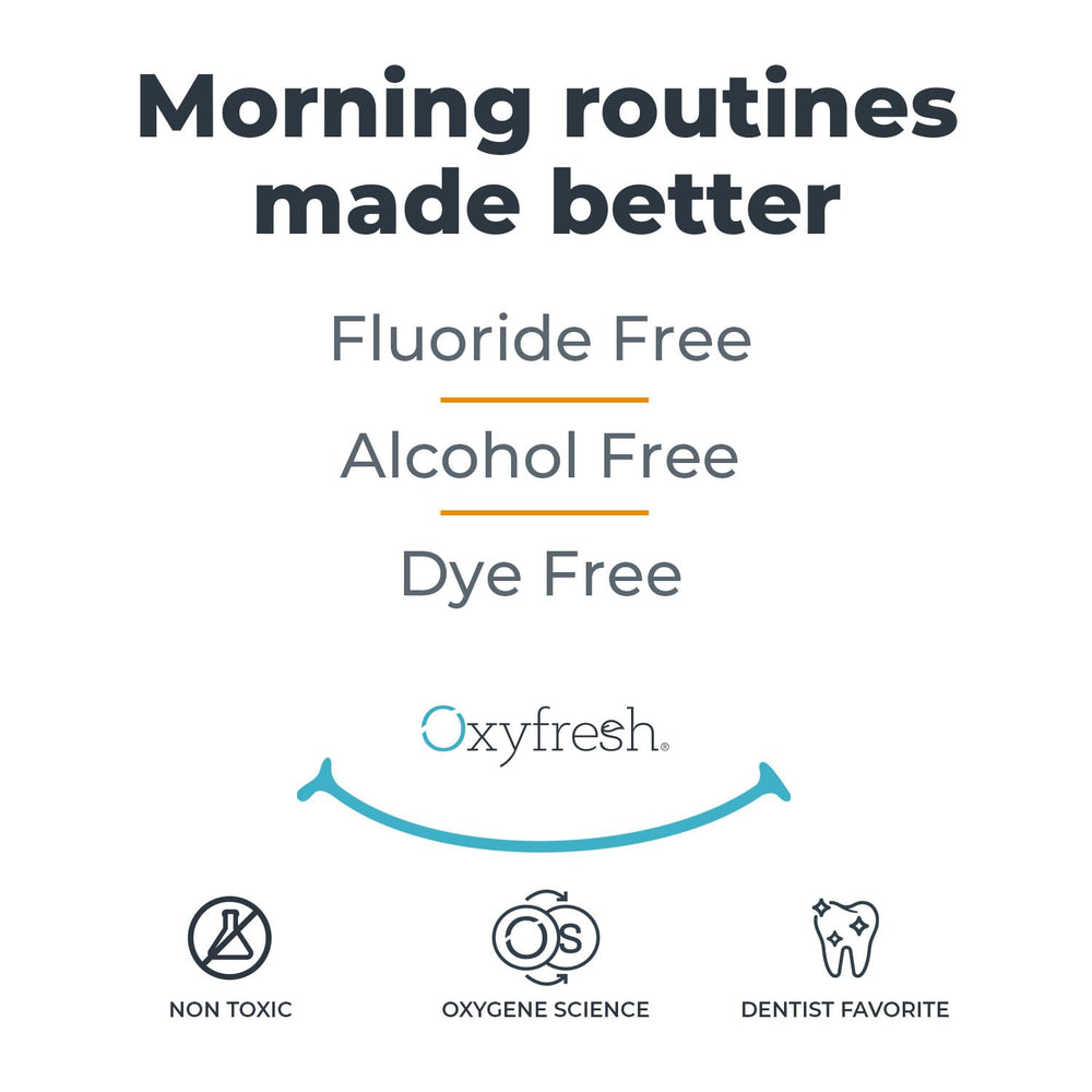 Pack of three from Oxyfresh signals family-friendly hydration.
