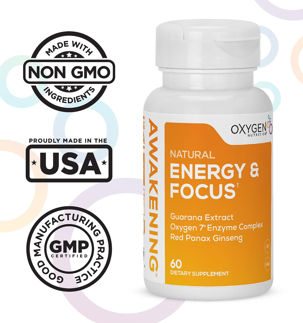 Oxygen Nutrition Made-in-USA label on bottle underscores quality and safety.