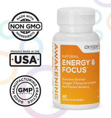 Oxygen Nutrition Made-in-USA label on bottle underscores quality and safety.