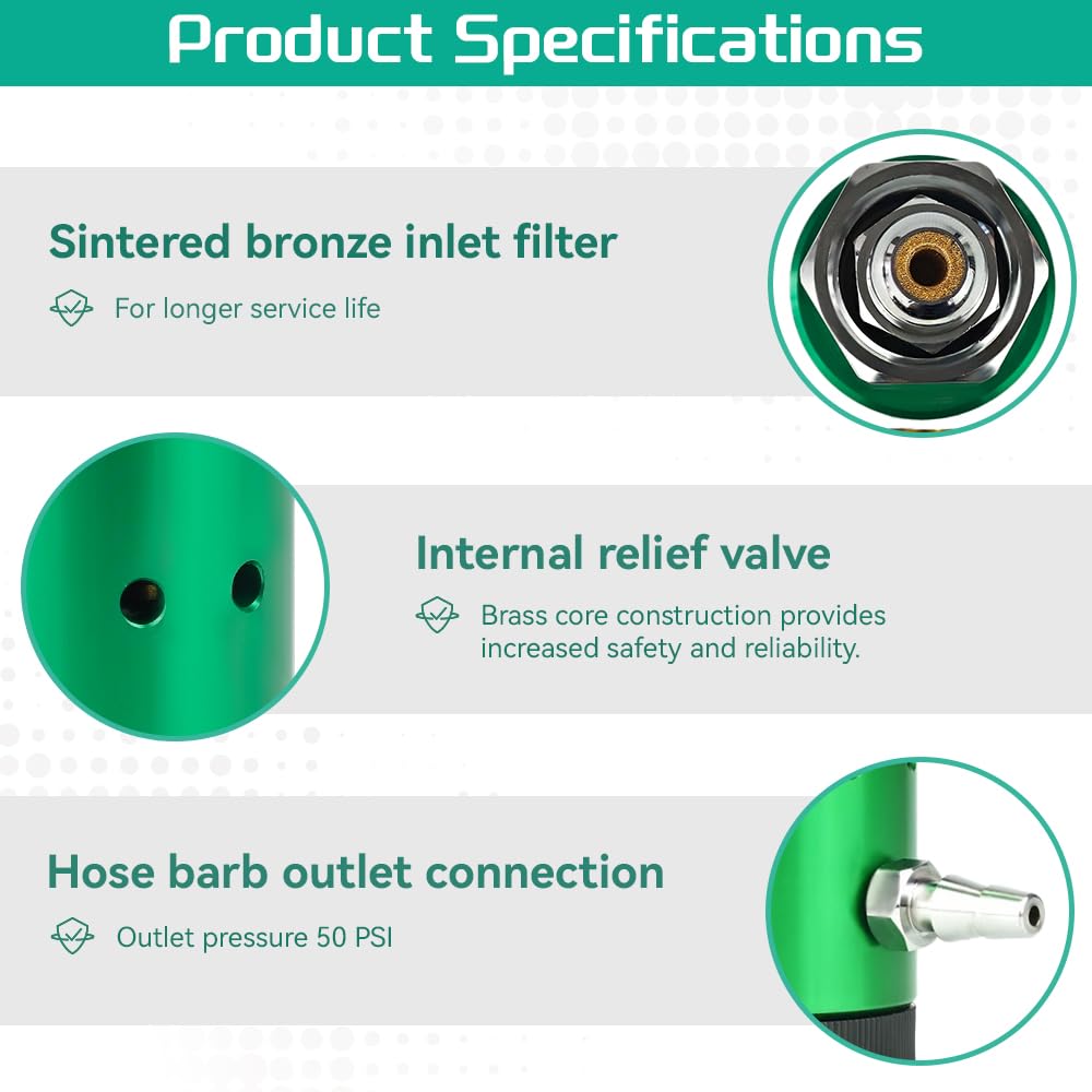 Clear pressure gauge lets you monitor tank pressure in real time