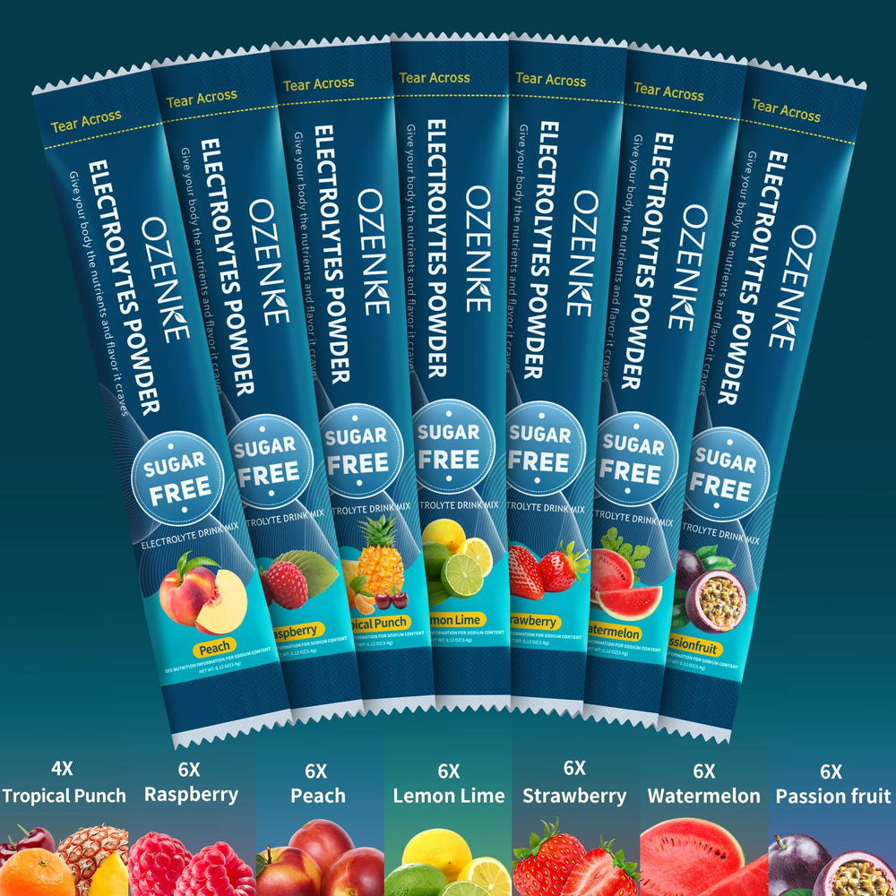 OZENKE watermelon electrolyte packets ideal for post-workout hydration