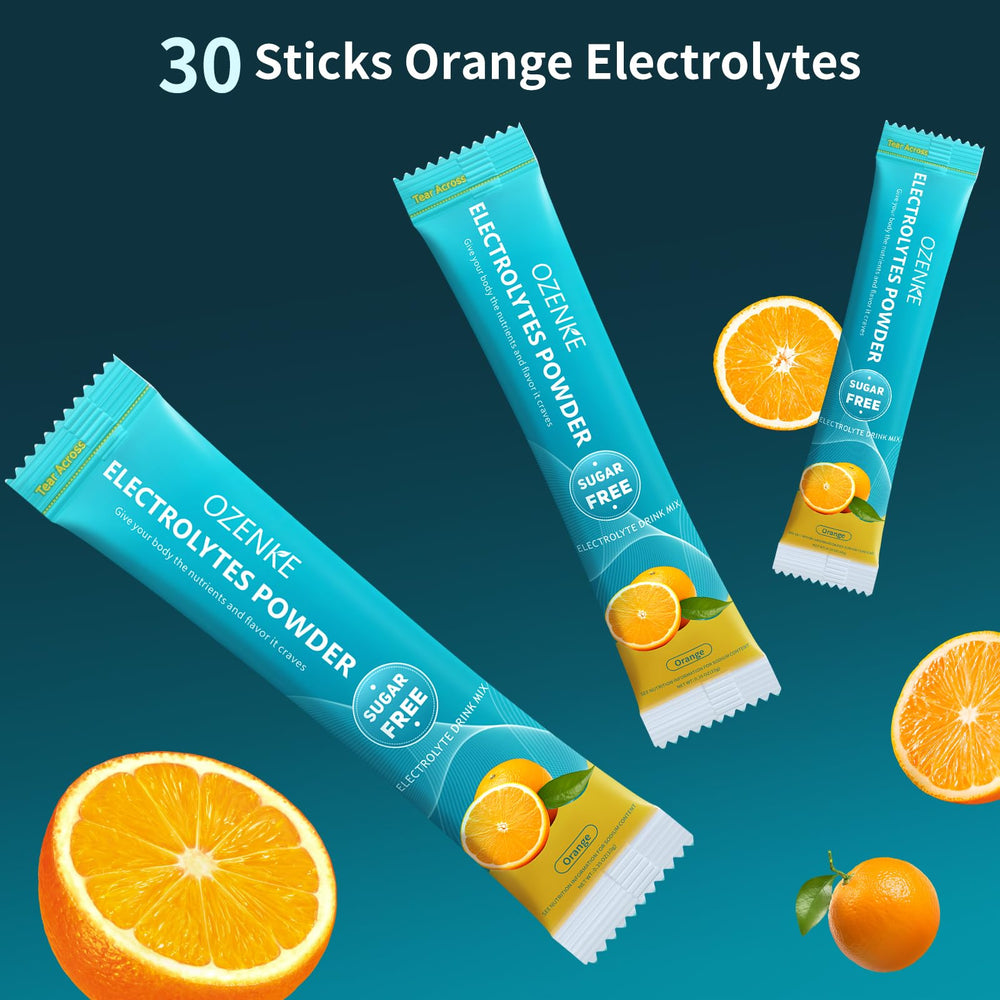 OZENKE electrolyte stick individual pack enabling effortless hydration anywhere.