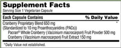 Pacran Cranberry 650 mg bundle with weekly pill organizer for easy scheduling