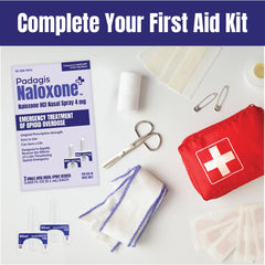 Padagis Naloxone nasal spray pocket-sized kit for on-the-go readiness