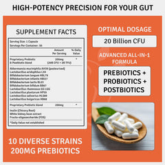 PADMURA triple-action blend of prebiotics, probiotics, and postbiotics