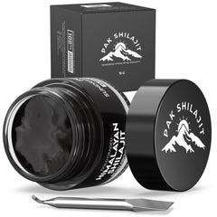 PakShilajit gold graded resin in jar shows rich amber color for daily wellness rituals