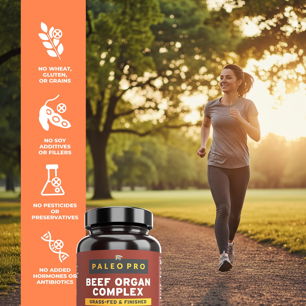 Paleo Pro O.G. Blend serving photo, capsules ready to take with water