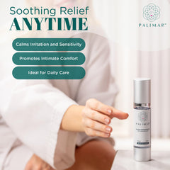 PALIMAR Hyaluronic acid gel texture closeup highlights silky, non-greasy hydration