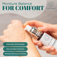 PALIMAR pH-balanced gel closeup emphasizes balanced intimate environment