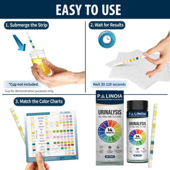 Palinoia color chart guides instant result interpretation.