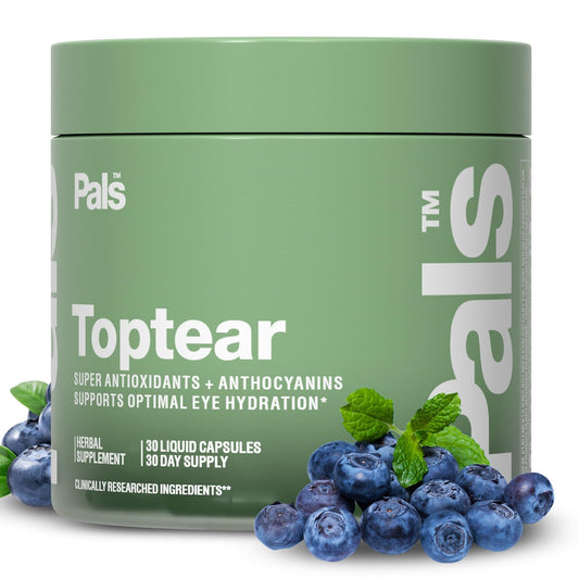 PALS Toptear dry eye relief bottle for daily comfort.