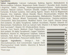 PANA Pregnacare Max label showing 400 mcg folic acid amount