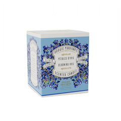 Panier des Sens Iris Candle decor adds elegance to your room.