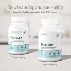 Papillex capsules close-up highlighting vegan, cruelty-free immune support